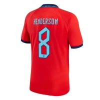 Echipament fotbal Anglia Jordan Henderson #8 Tricou Deplasare Mondial 2022 maneca scurta
